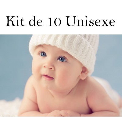 Suprise 10 diapers kit UNISEXE - 2.0 - Pocket diaper - Ready to ship